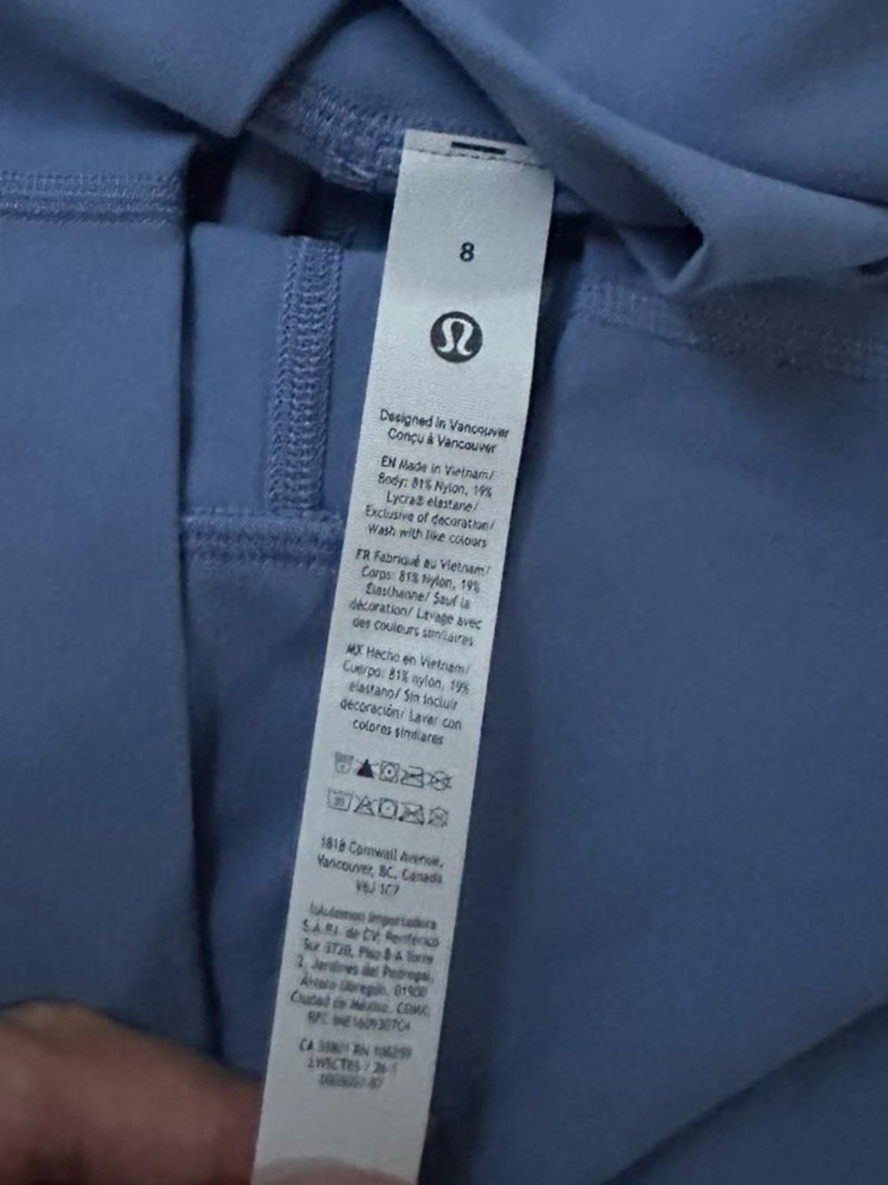 lululemon Align™ High-Rise Pant 25" prep blue size 8 NWT - Picture 9 of 12